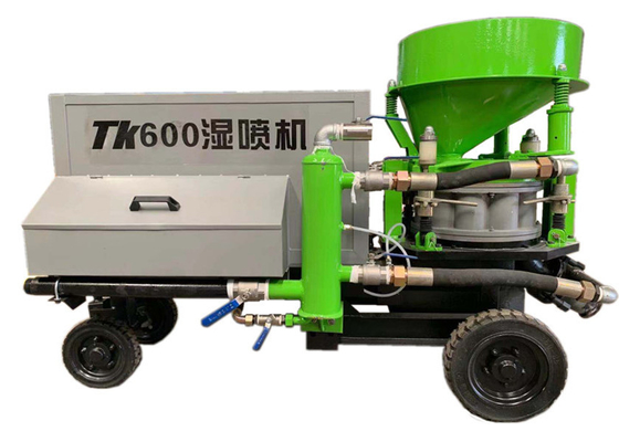 Υγρή ξηρά συγκεκριμένη Shotcrete 7.5kw μηχανή που ταΐζει τον ψεκαστήρα Gunite