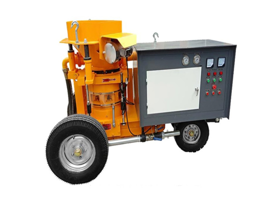 7.5kw φορητός Shotcrete ψεκαστήρας Gunite μεγάλης περιεκτικότητας μηχανών