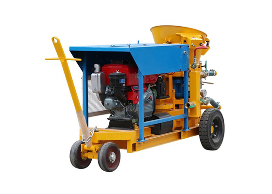 Shotcrete μιγμάτων υπογείων CE ISO ξηρός αναμίκτης Gunite μηχανών πετρελαινοκίνητος